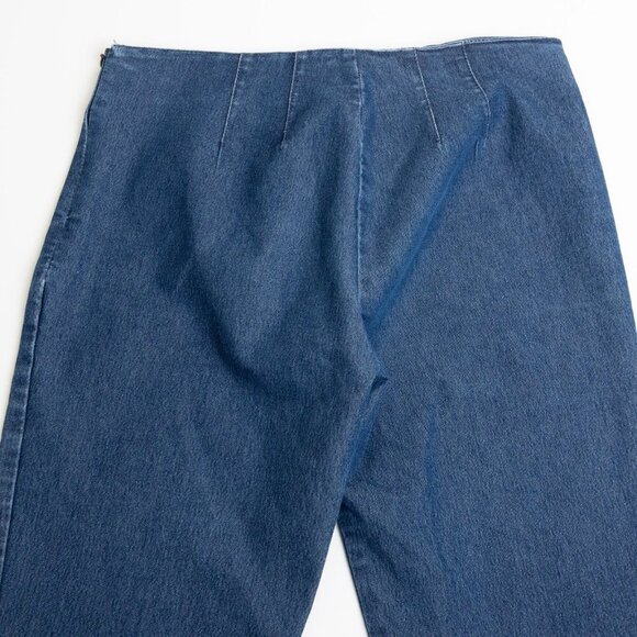 Guess Jeans Flare Side Zip Stretchy Bootcut Y2K Mid Wash Blue Size 29 USA - Picture 8 of 14